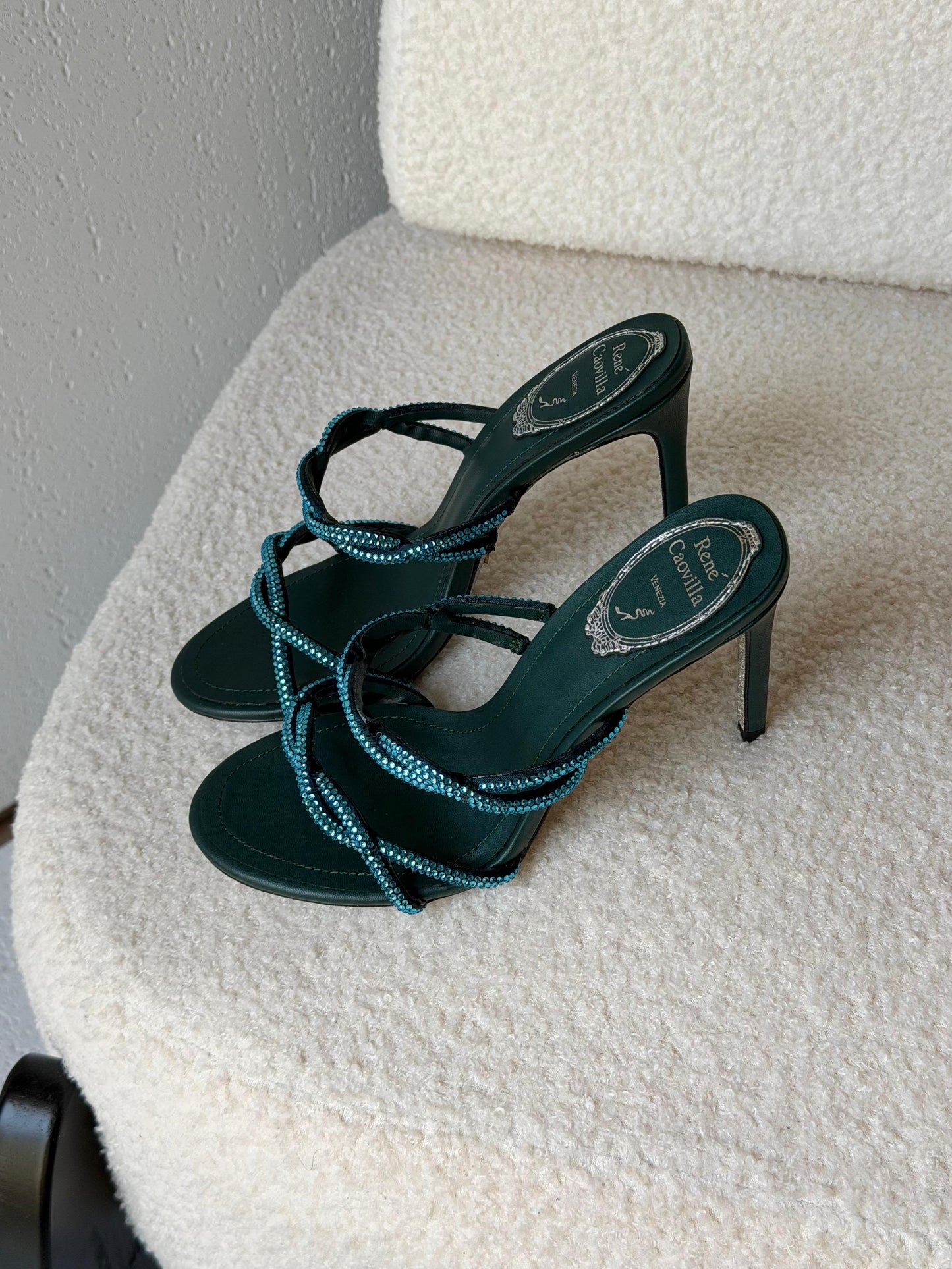 René Caovilla Braid sandals