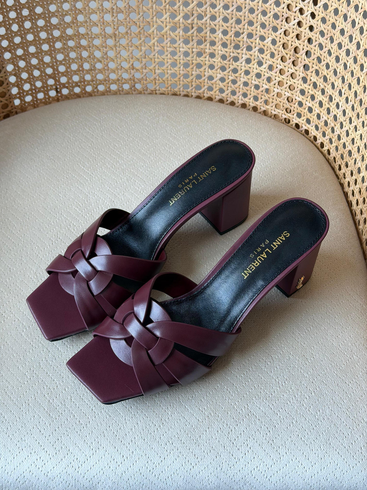 Saint Laurent Tribute mules