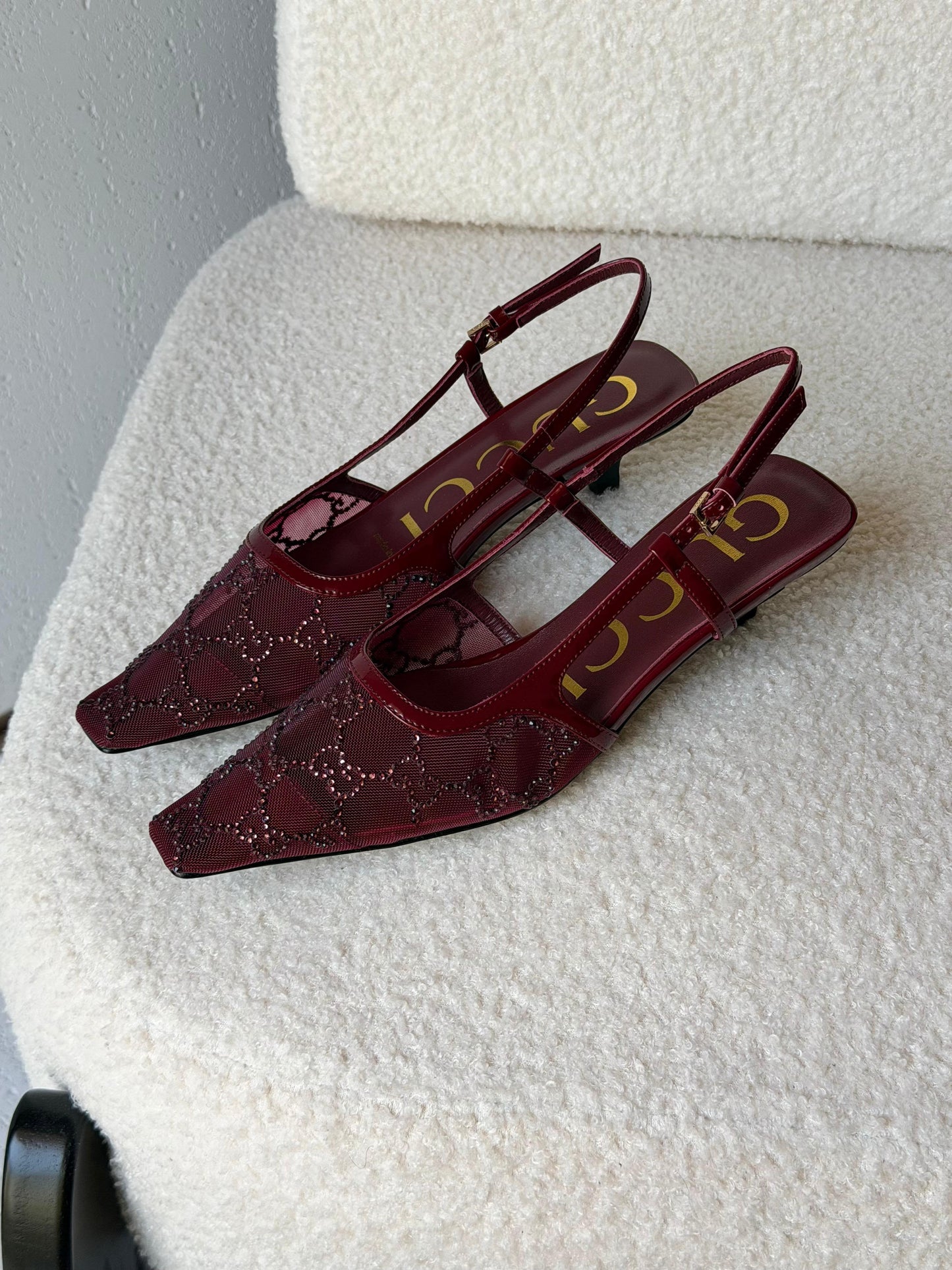 Gucci GG slingback pumps