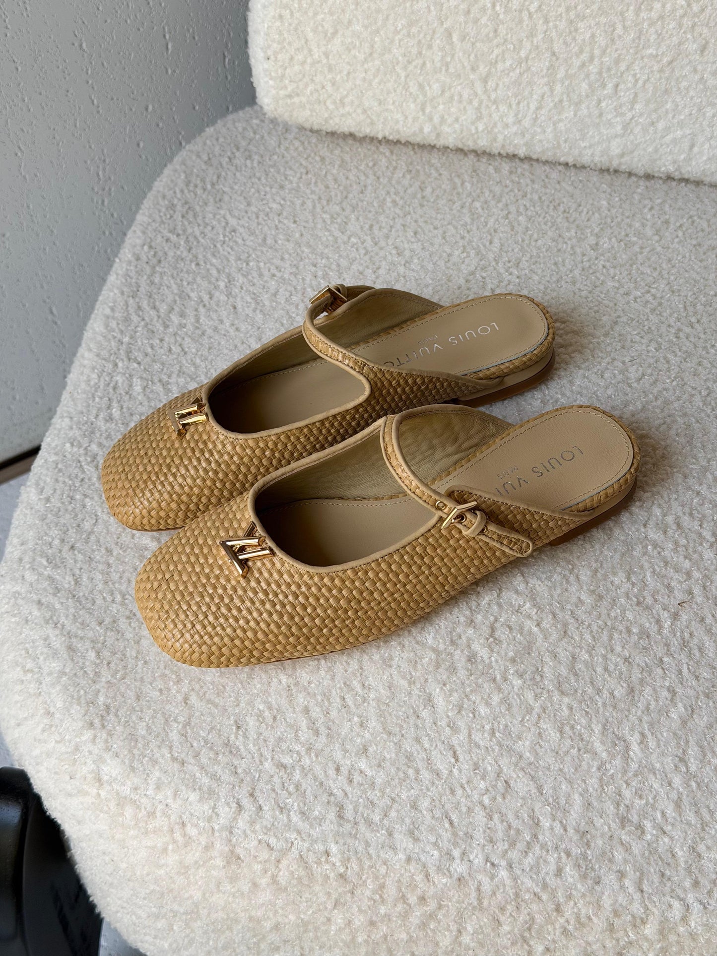 Louis Vuitton Swing Open Back Ballerinas