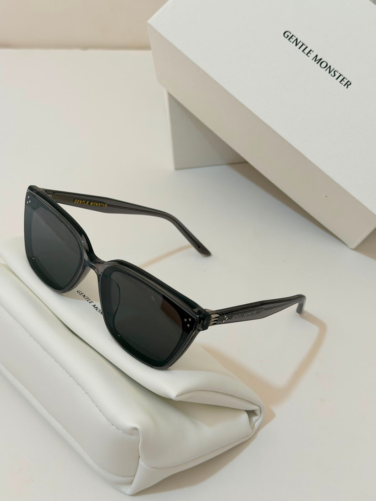 Gentle Monster grey square acetate sunglasses