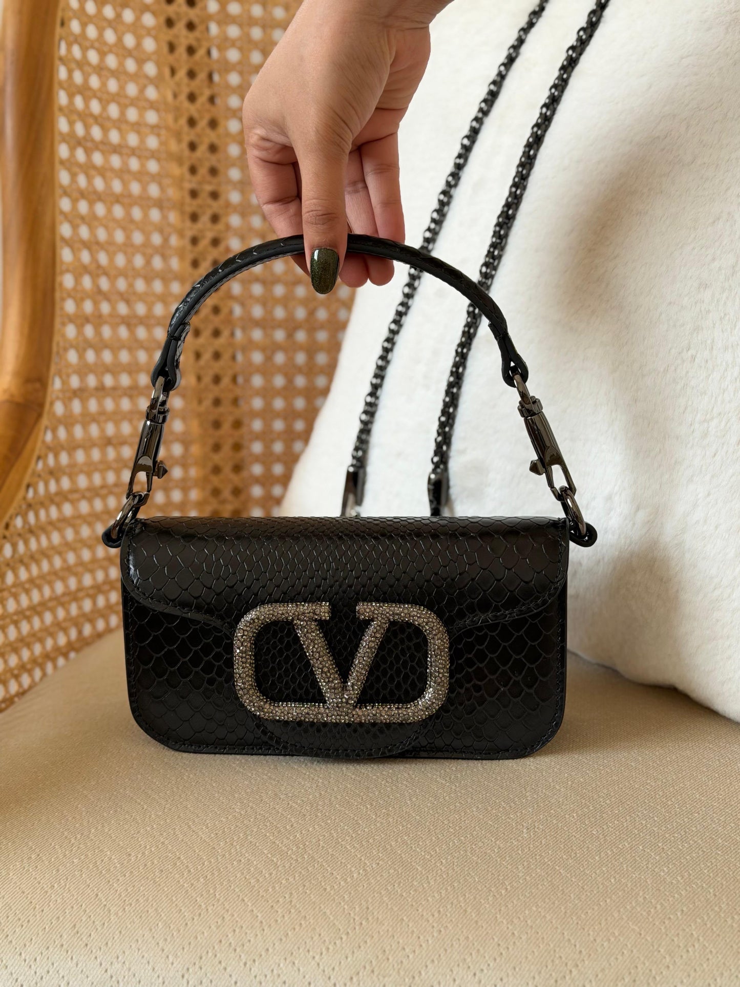 Valentino snake 🐍 leather 21 CM