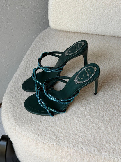 René Caovilla Braid sandals