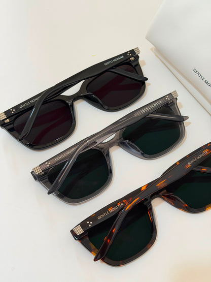 Gentle Monster grey square acetate sunglasses
