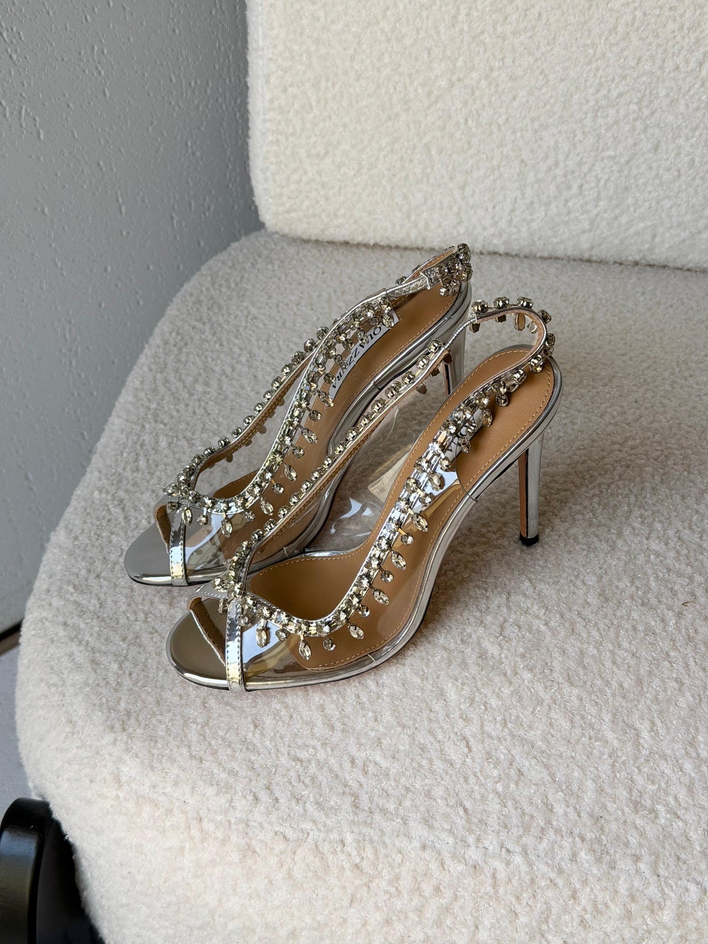 Aquazzura Temptation Crystal Sandals