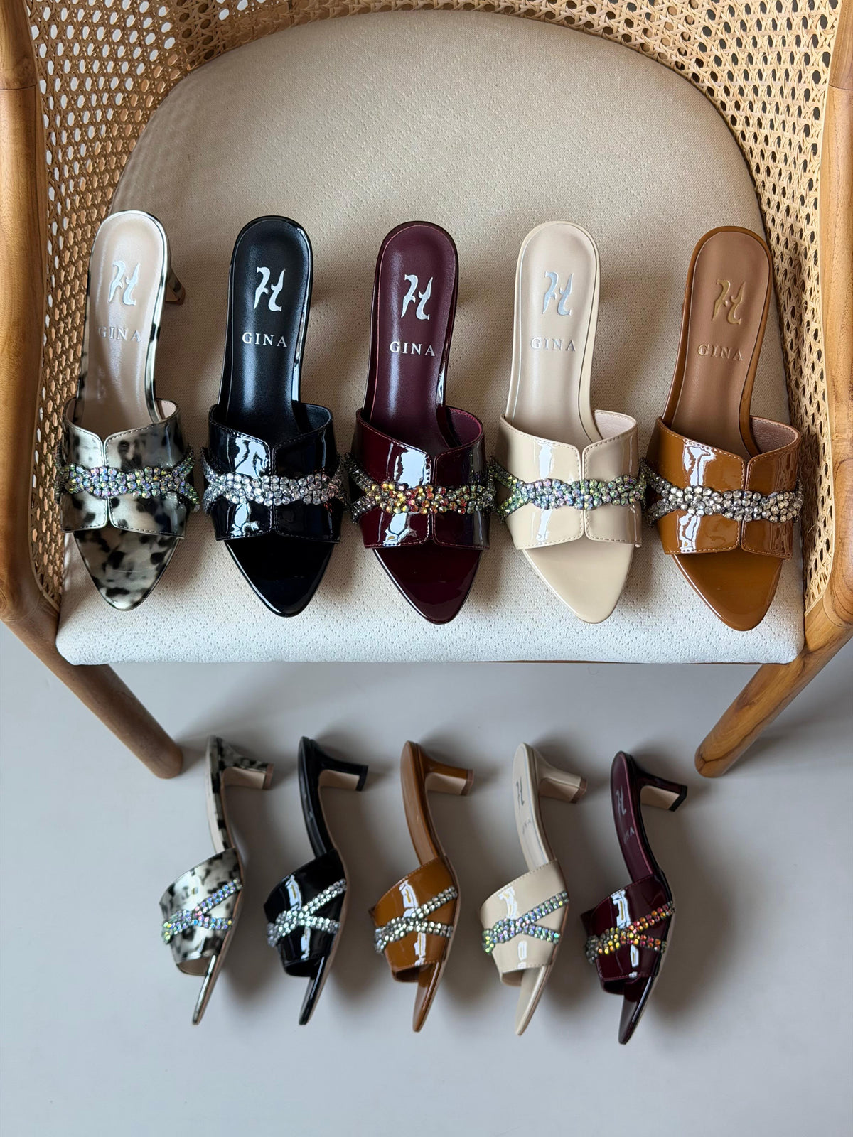 mule heels by Gina