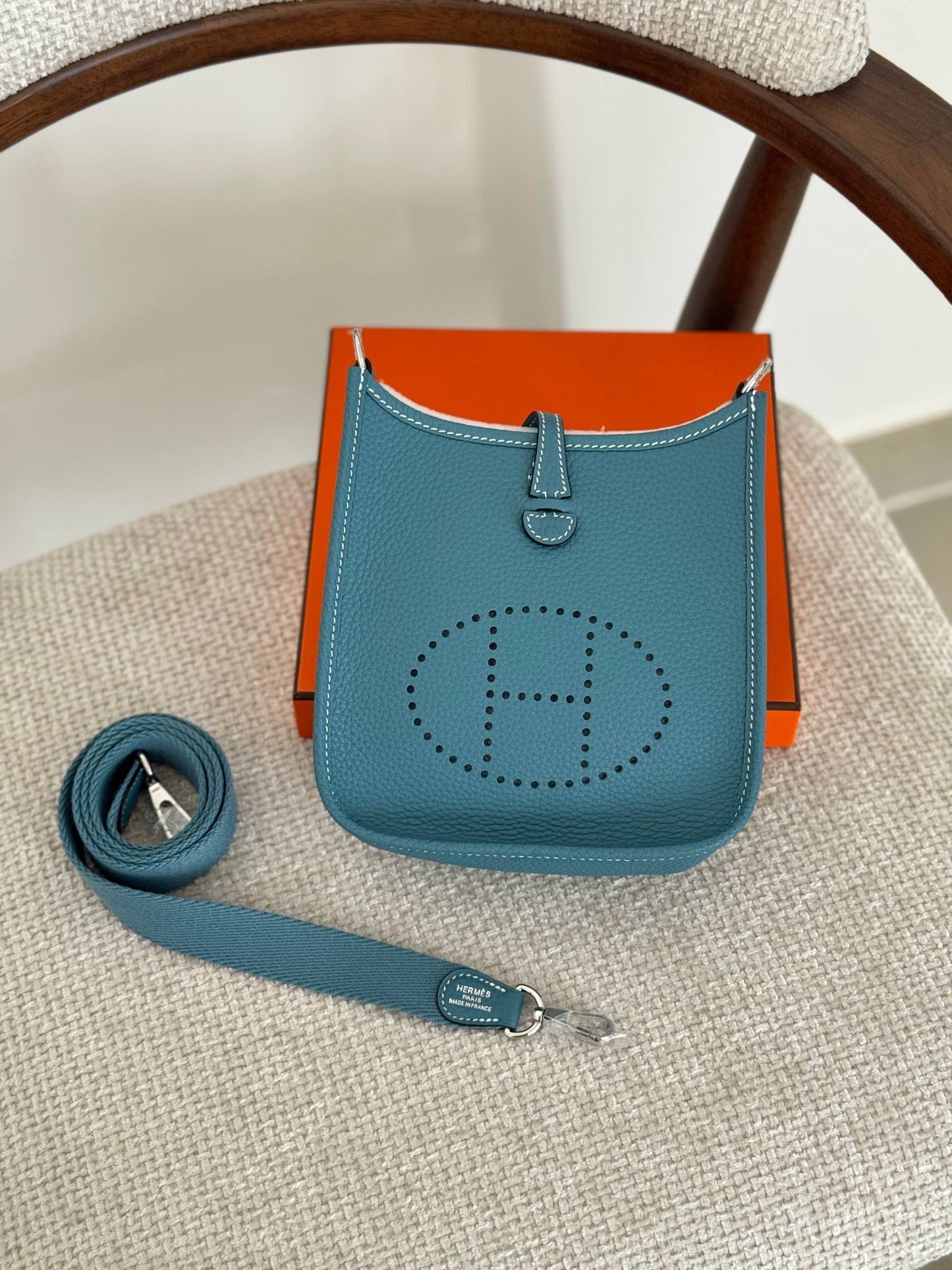 HERMES evelyne 16 CM full handmade