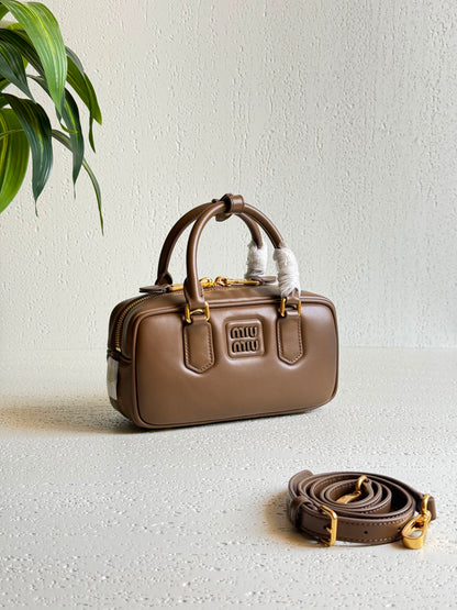 Miu Miu Arcadie leather bags 22CM