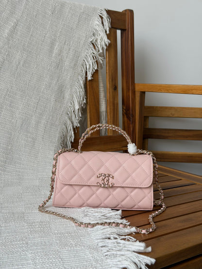 Chanel Quilted Chain Top Handle✨