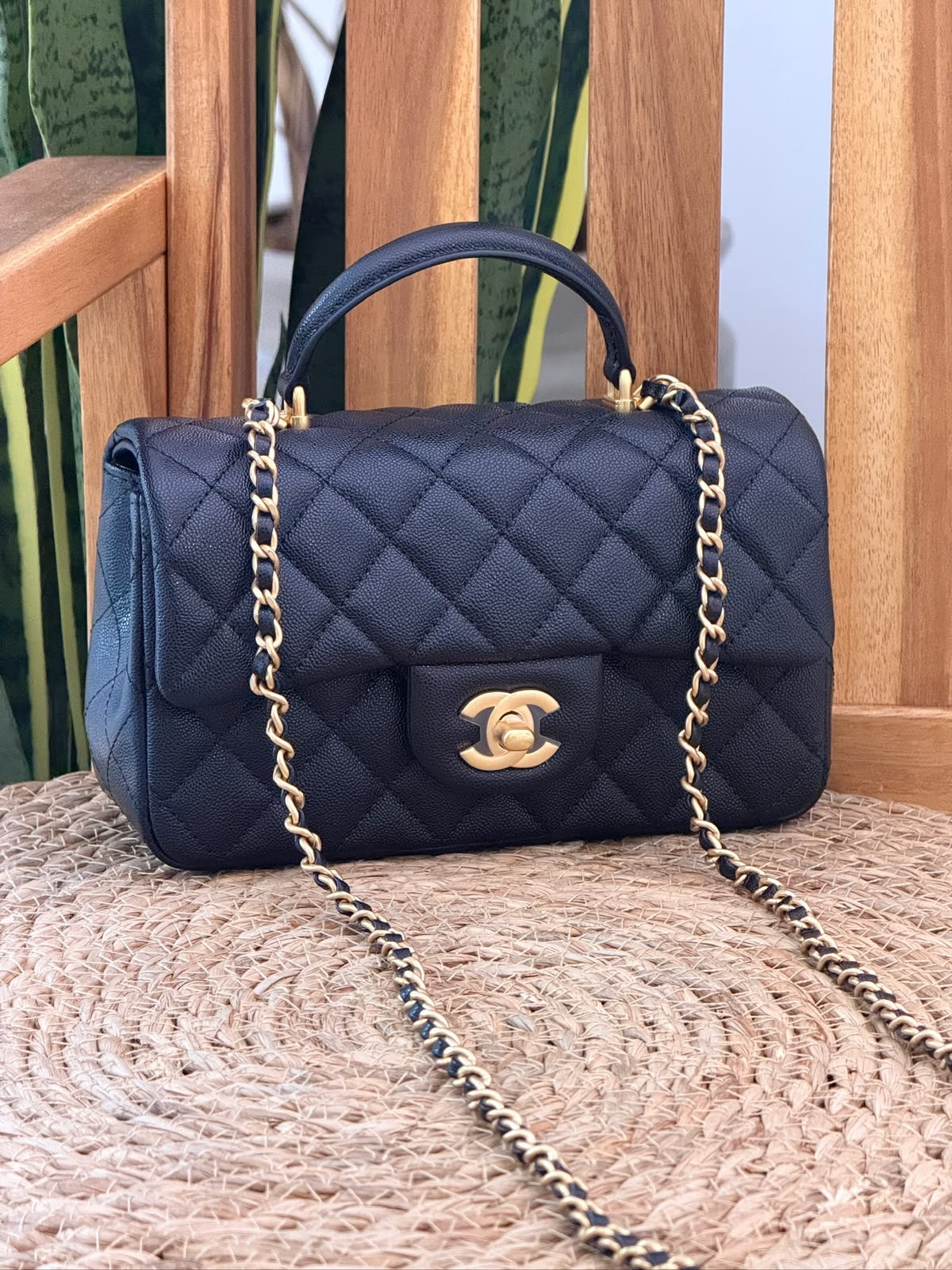 Chanel flap top handle 20 CM