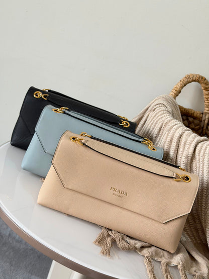 PRADA soft leather shoulder bag