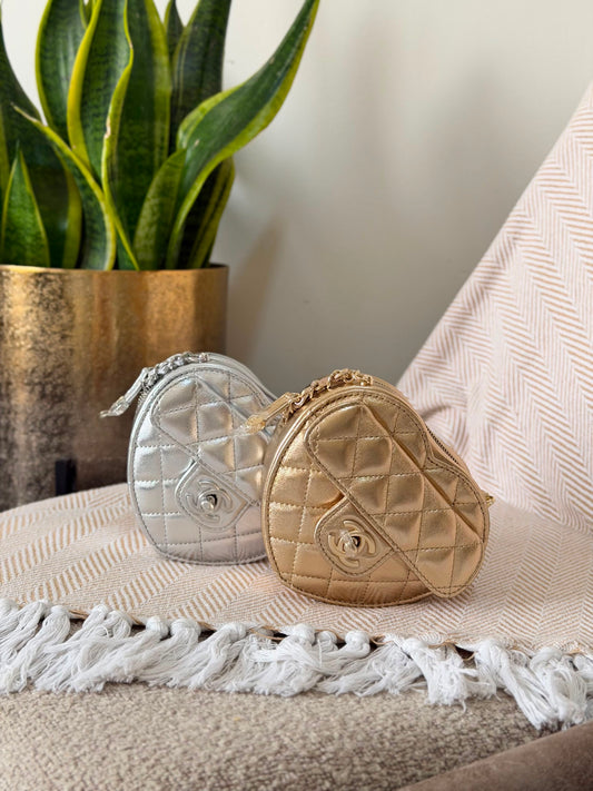 Chanel heart bag 11.5 CM