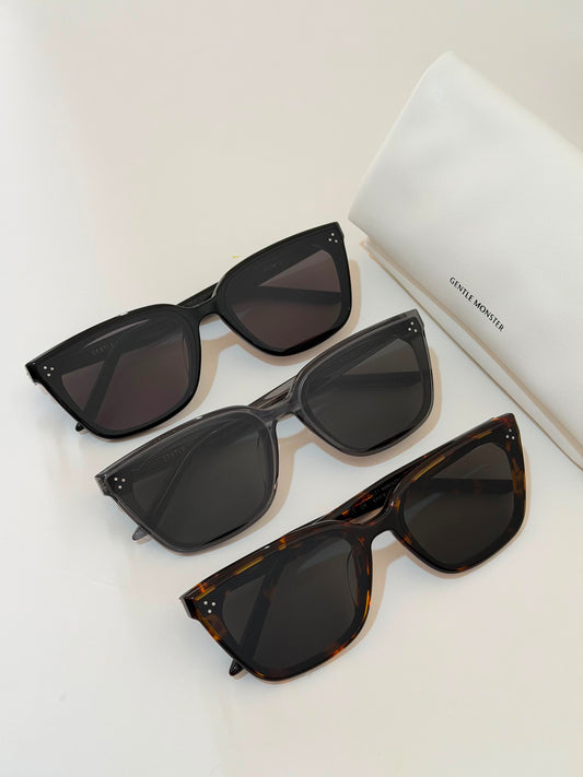 Gentle Monster grey square acetate sunglasses
