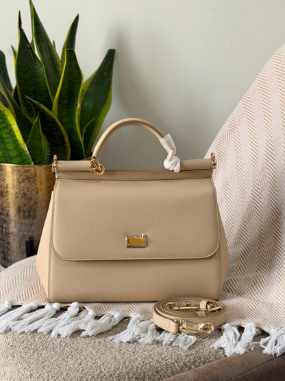 Dolce & Gabbana  Dauphine Calfskin Sicily Bag 25 CM