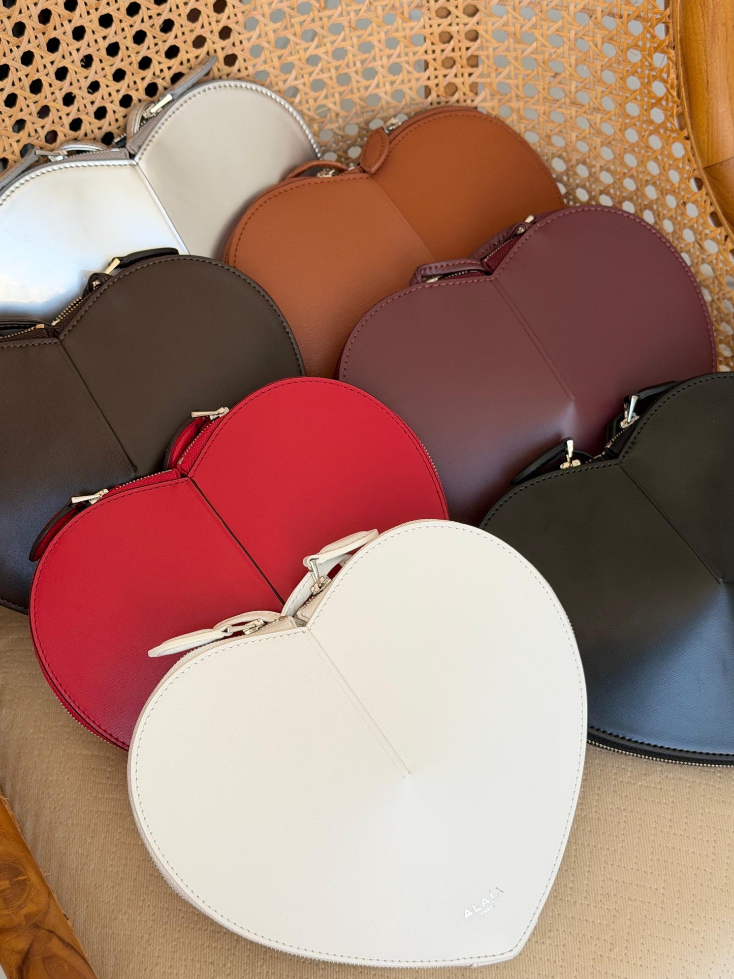 ALAÏA heart bag