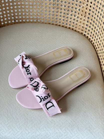 Dior flat slide sandals