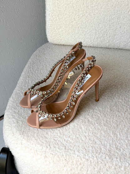 Aquazzura Temptation Crystal Sandals