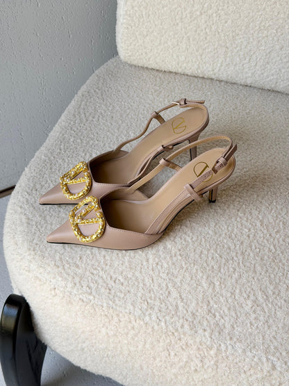 Valentino Garavani VLogo Signature Slingback Pumps
