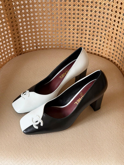 Chanel pumps feature