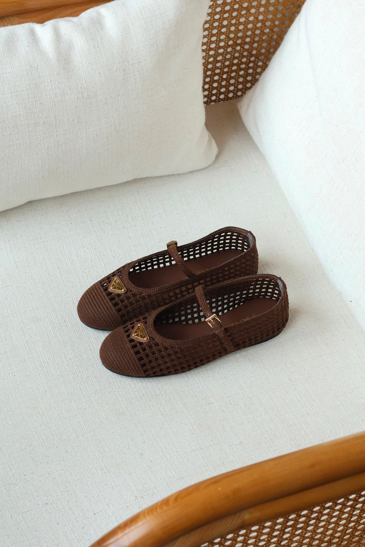 Prada ballerinas feature