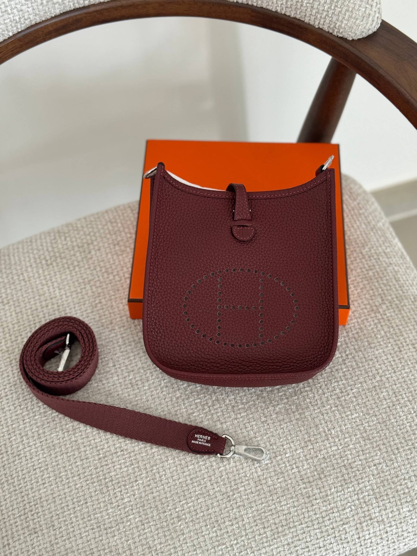 HERMES evelyne 16 CM full handmade