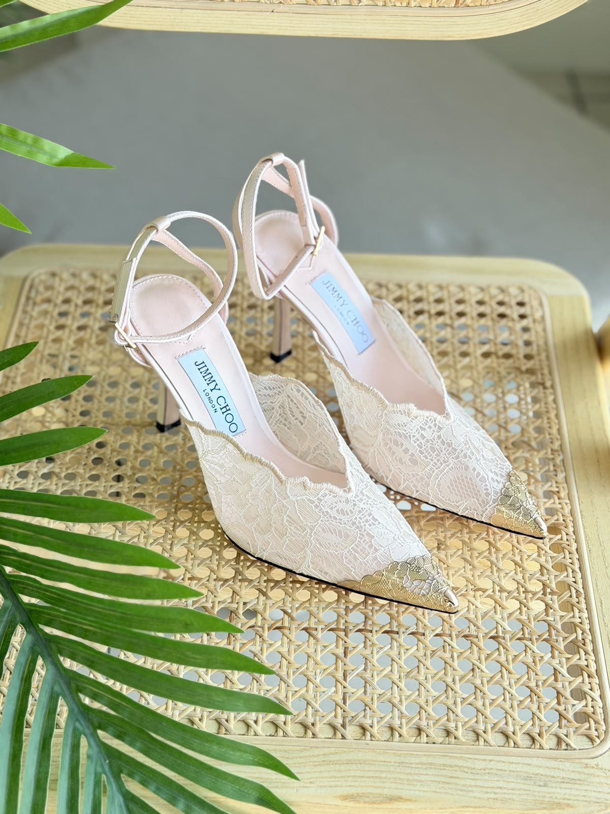 Jimmy Choo Faiz 100 lace pumps