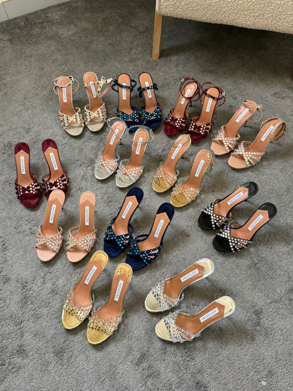 Aquazzura Tequila Suede Sandals