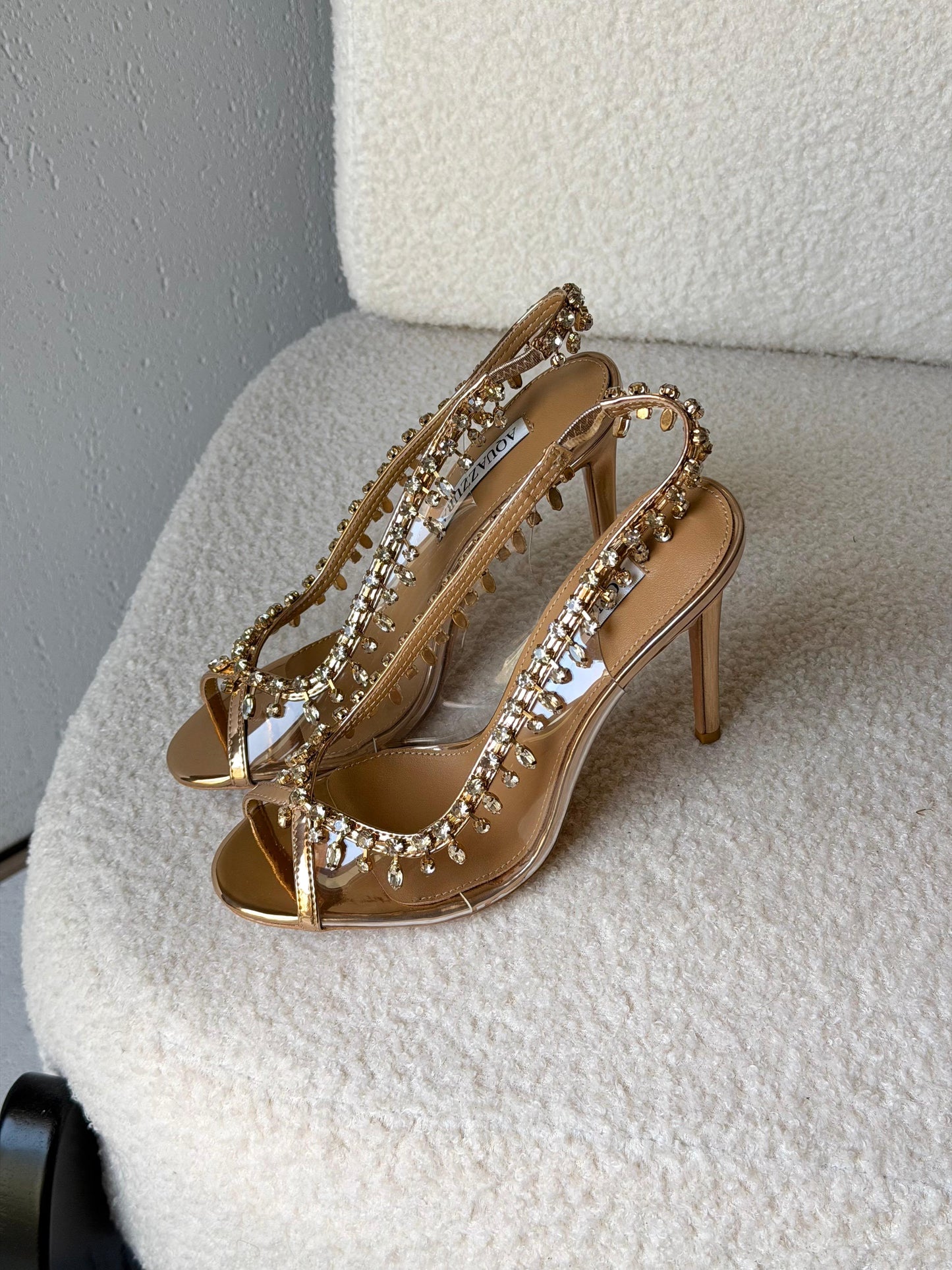 Aquazzura Temptation Crystal Sandals