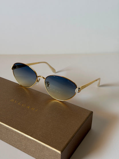BVLGARI oval sunglasses