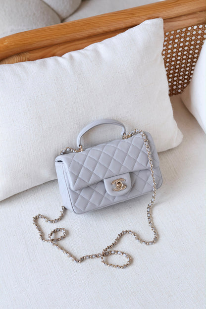 Chanel flap top handle 20 CM