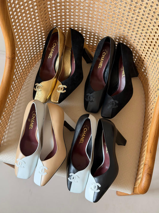 Chanel pumps feature
