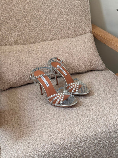 Aquazzura Tequila Suede Sandals