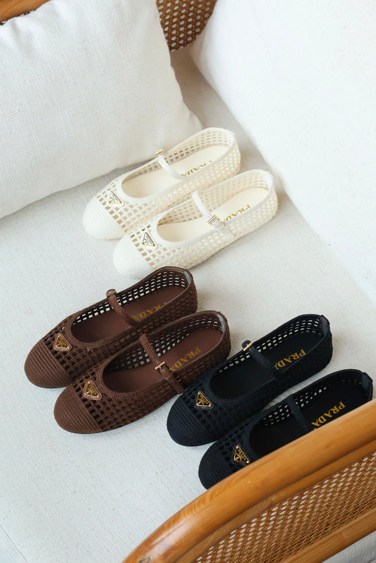 Prada ballerinas feature