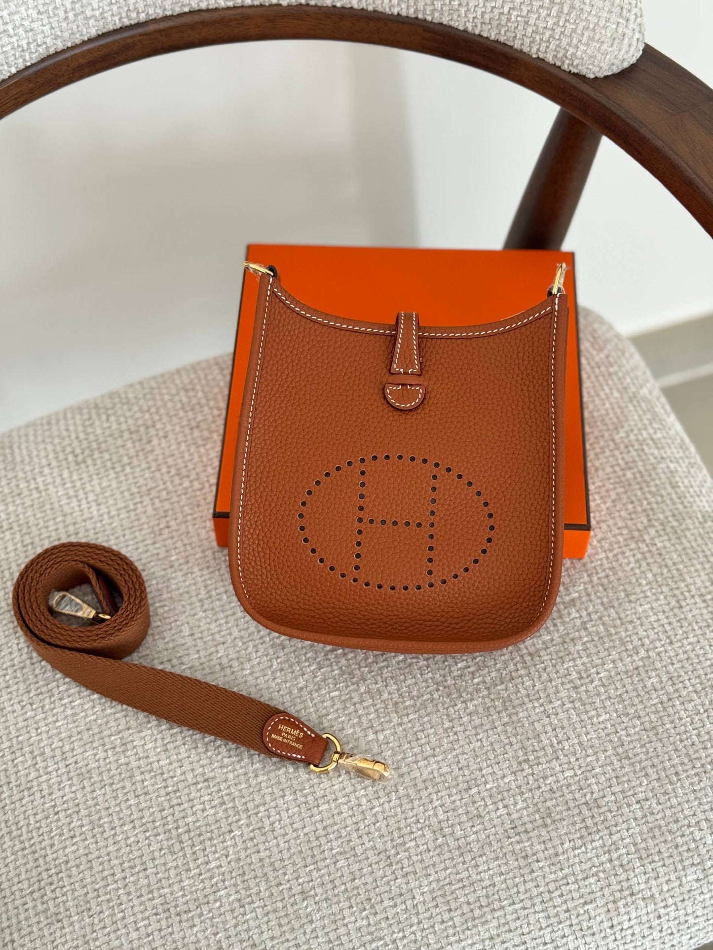 HERMES evelyne 16 CM full handmade