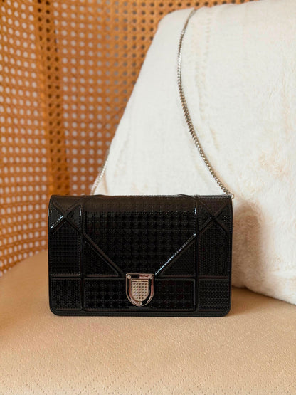 Dior clutch lizard