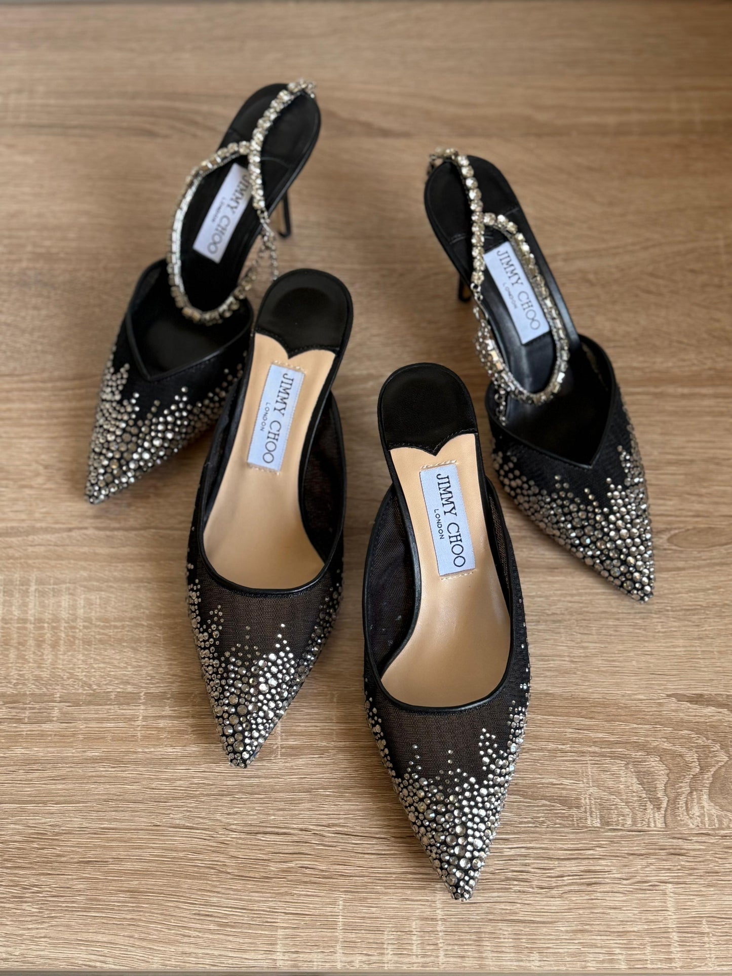 embellished heels from Jimmy Choo