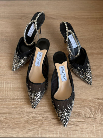 embellished heels from Jimmy Choo