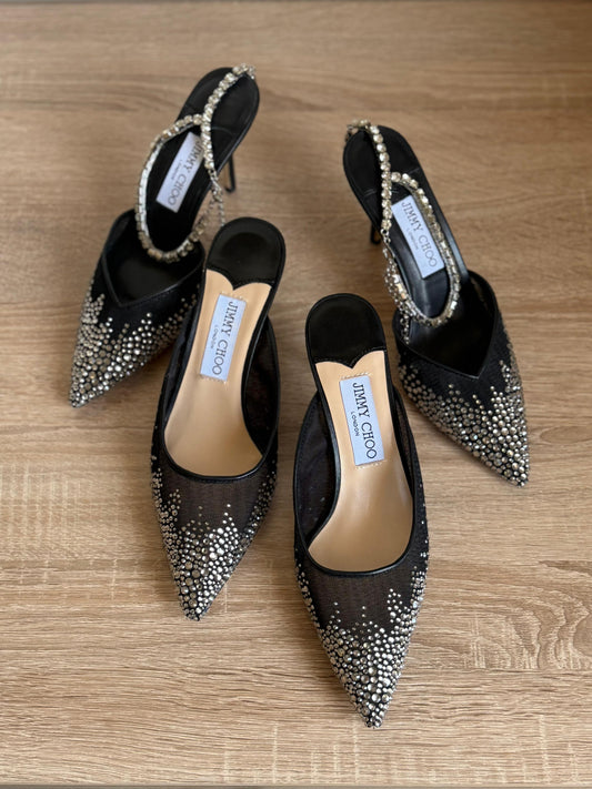 embellished heels from Jimmy Choo