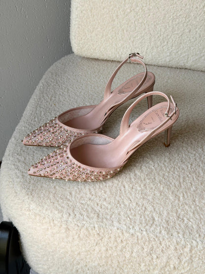 René Caovilla slingback pumps