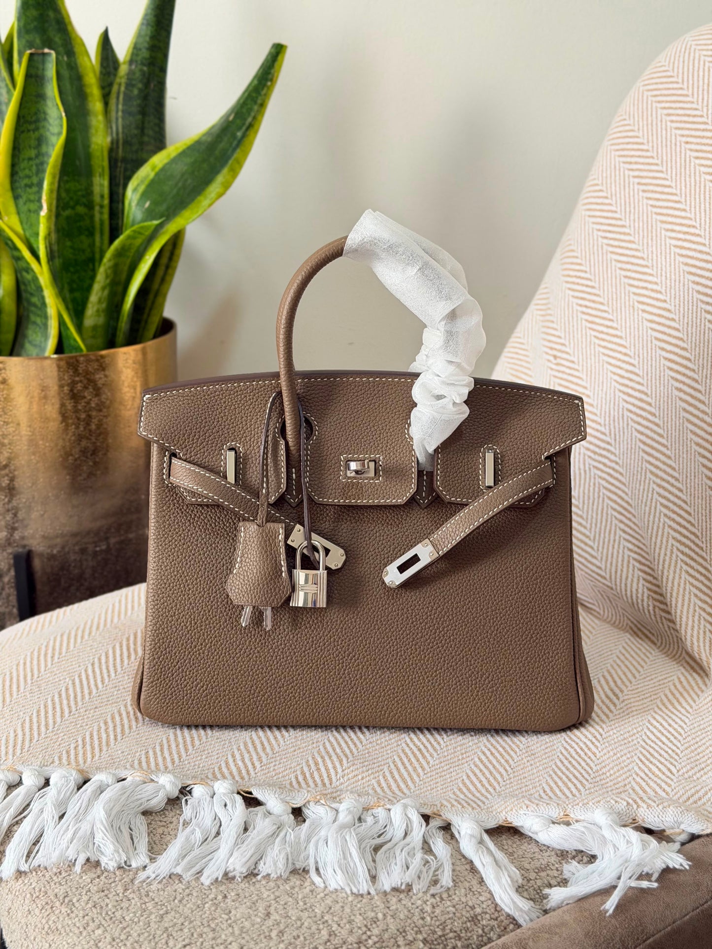 HERMES Birkin 25 full handmade quality