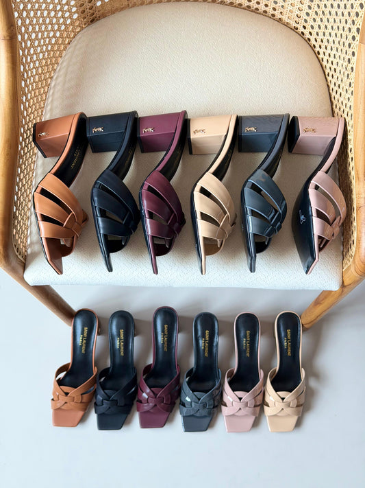 Saint Laurent Tribute mules