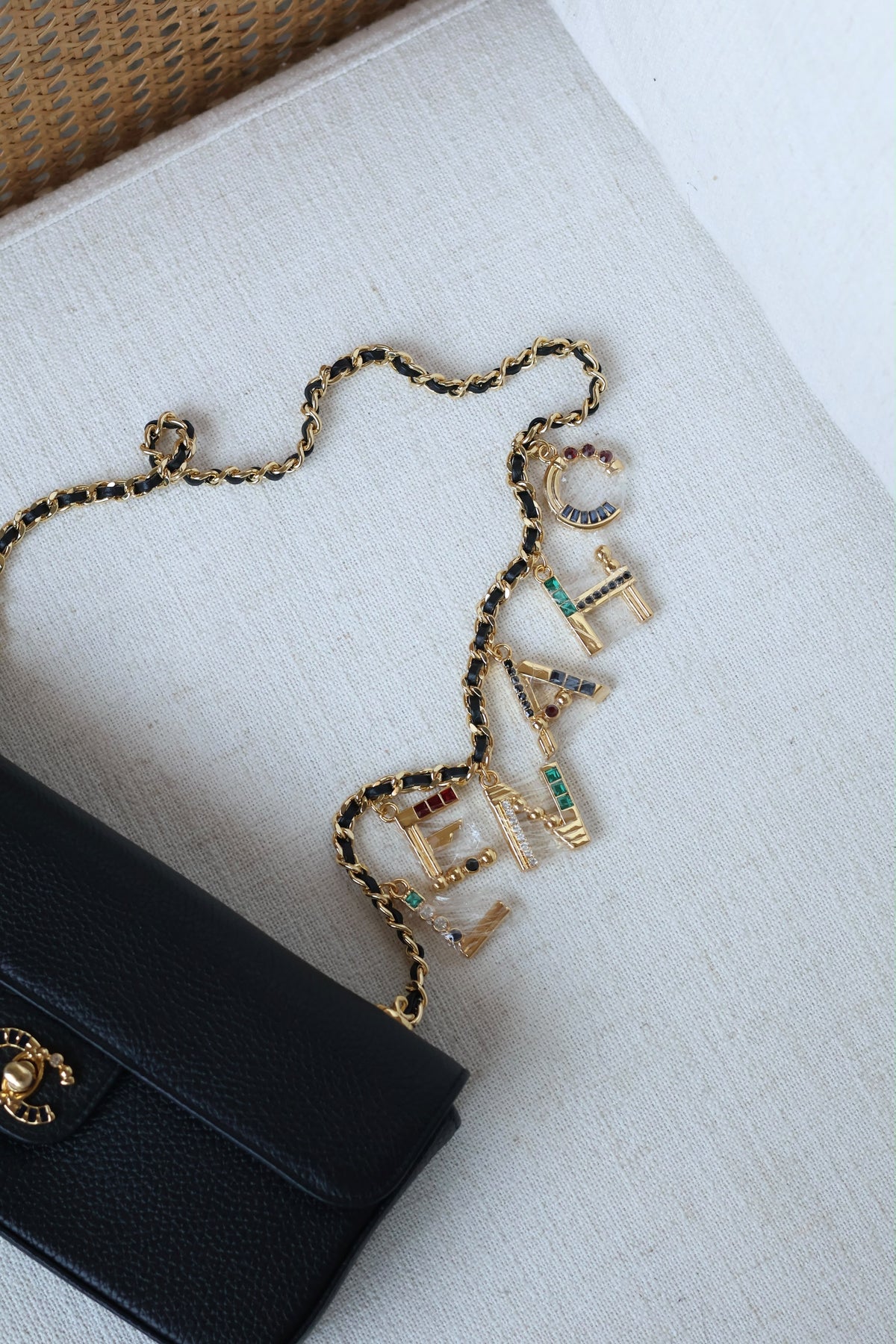 Chanel 26A Letter Charm Flap Bag