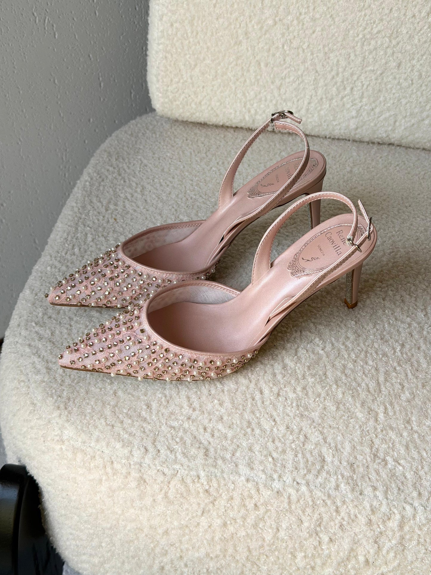 René Caovilla Aretha slingback pumps