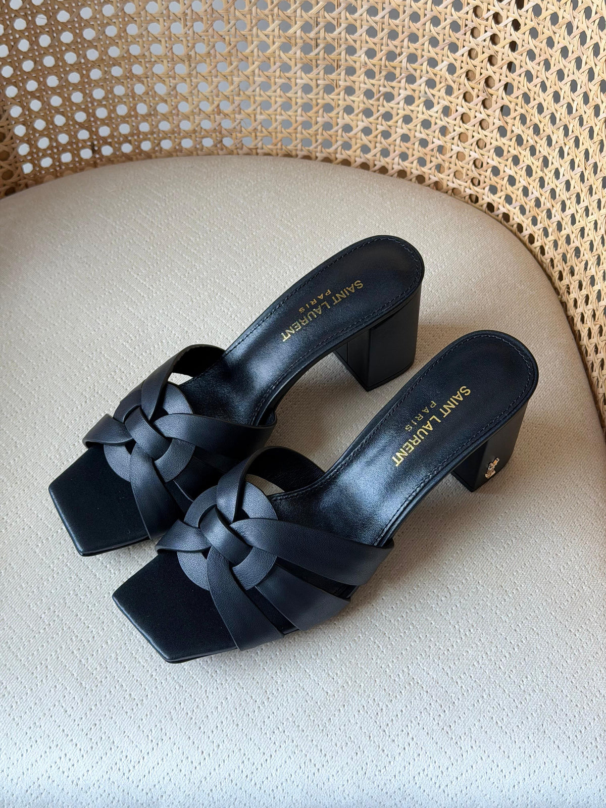Saint Laurent Tribute mules