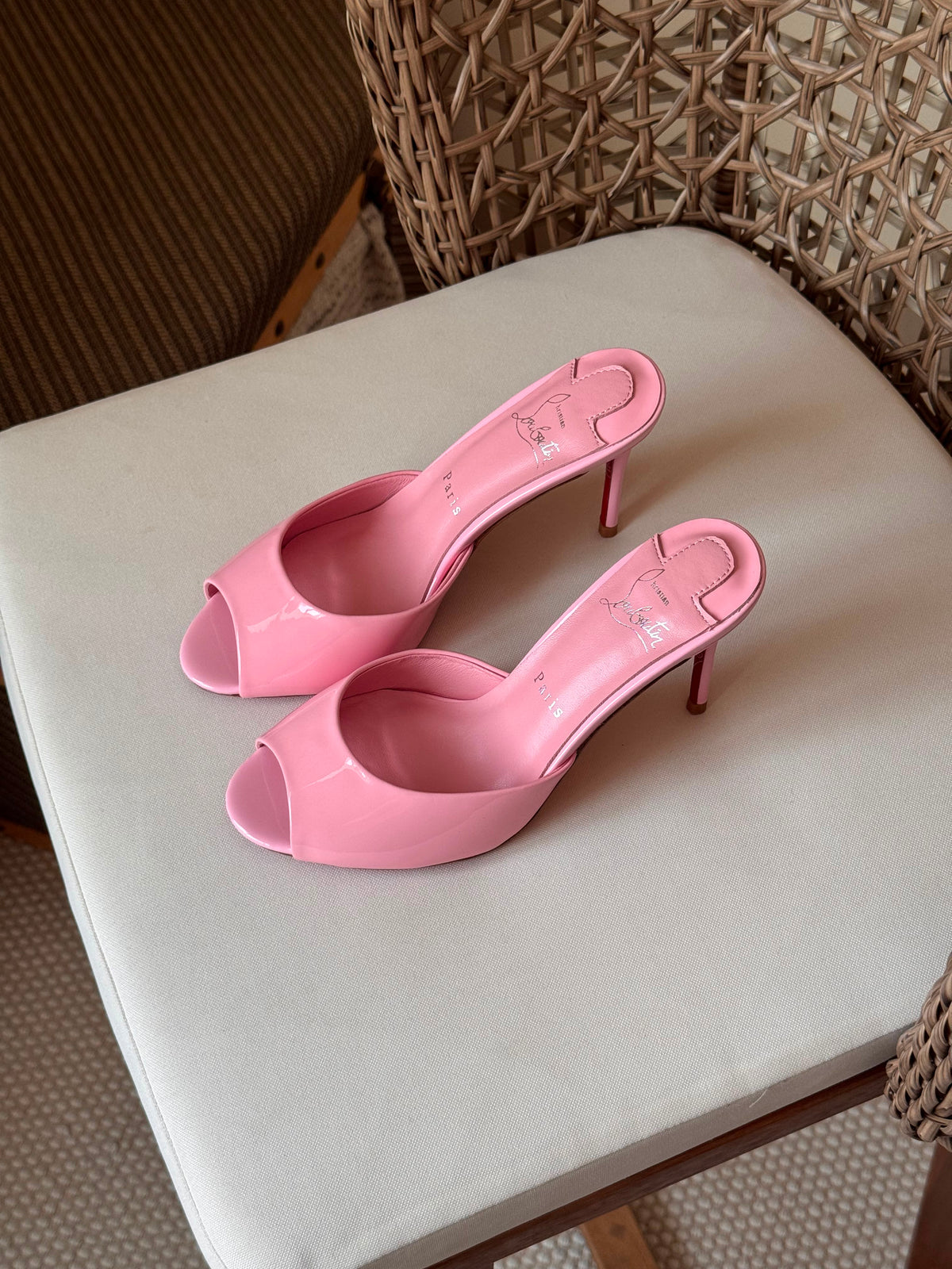 Christian Louboutin "Me Dolly" mules featuring