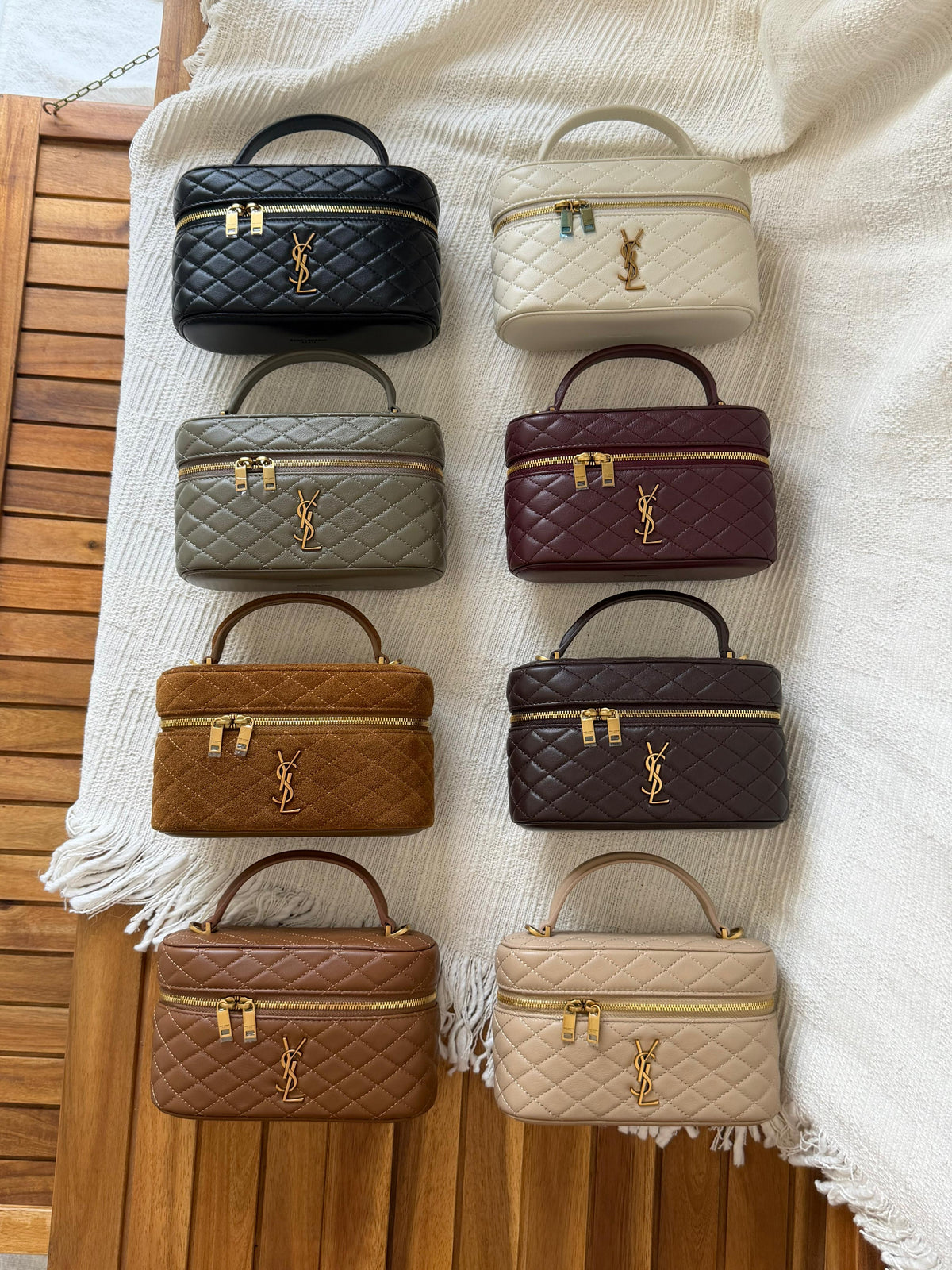 Saint Laurent Gaby mini vanity bags 19CM
