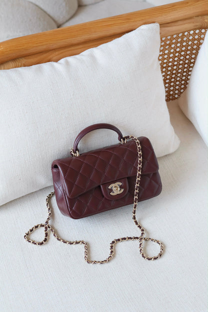 Chanel flap top handle 20 CM