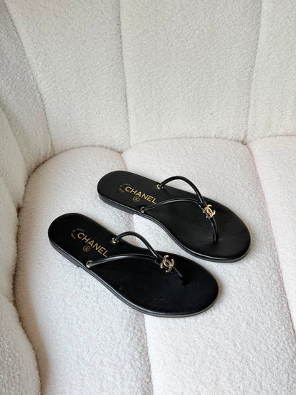 Chanel crackled laminated calfskin
