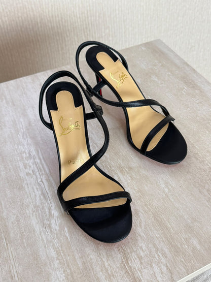 Christian Louboutin Rosa Z 80 Patent Leather Sandals