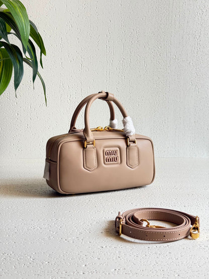 Miu Miu Arcadie leather bags 22CM
